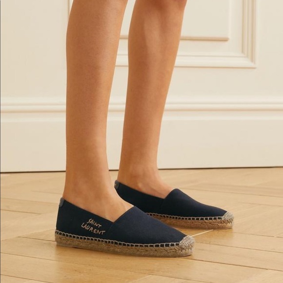 ysl canvas espadrilles